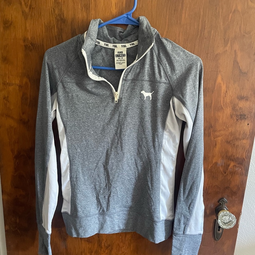 Victoria's Secret Pink Gray Pullover